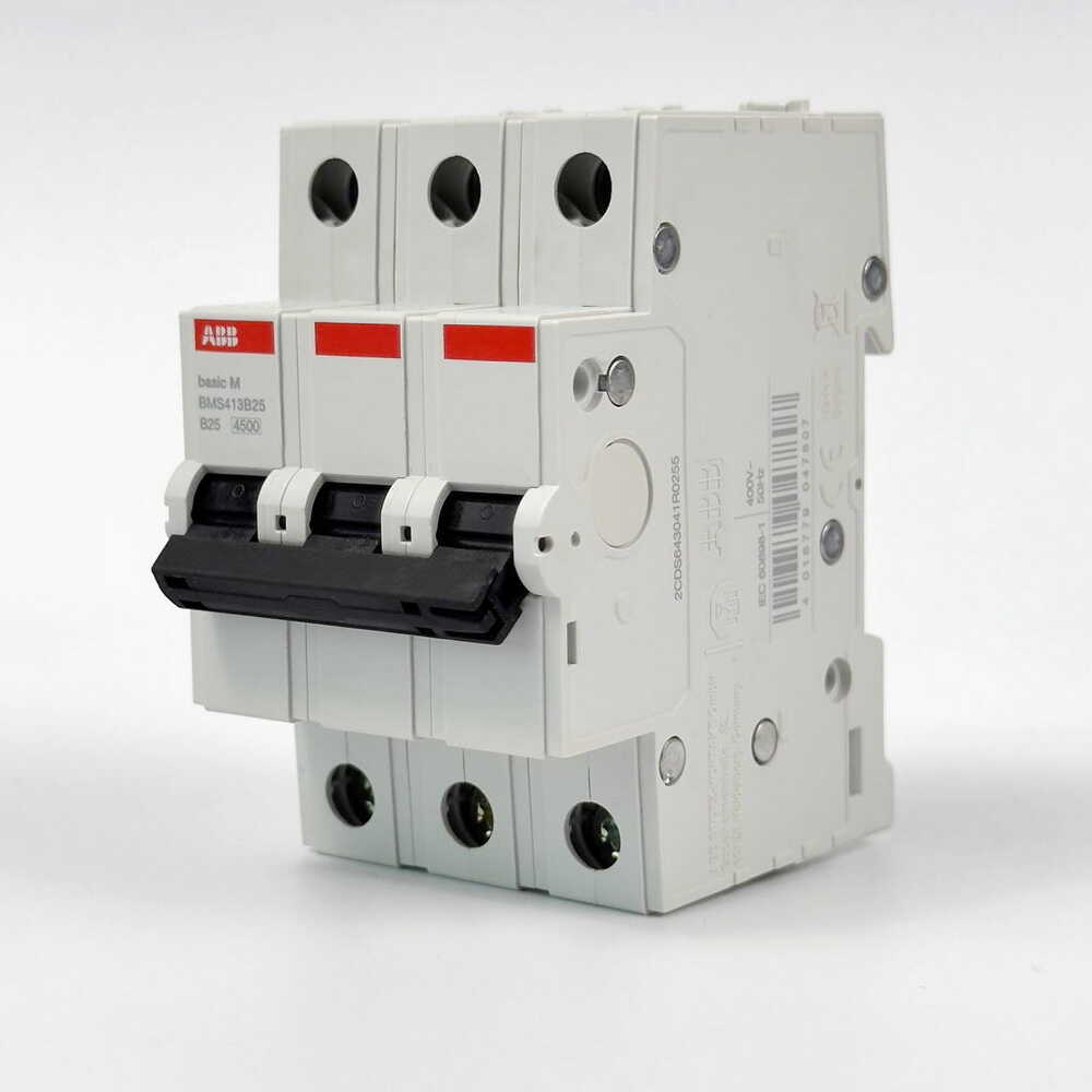 Автоматический выключатель ABB basic M 3P B25 ( 2CDS643041R0255 )